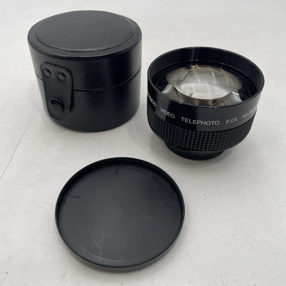 AMBICO Video Telephoto 2.0X Hi-Resolution Lens Japan w/ Lens Cap+Case